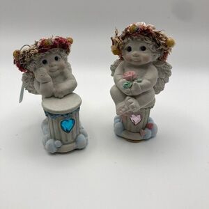 Vintage Dreamsicles Cherubs‎ 1996 Collectibles January & March Birthstones